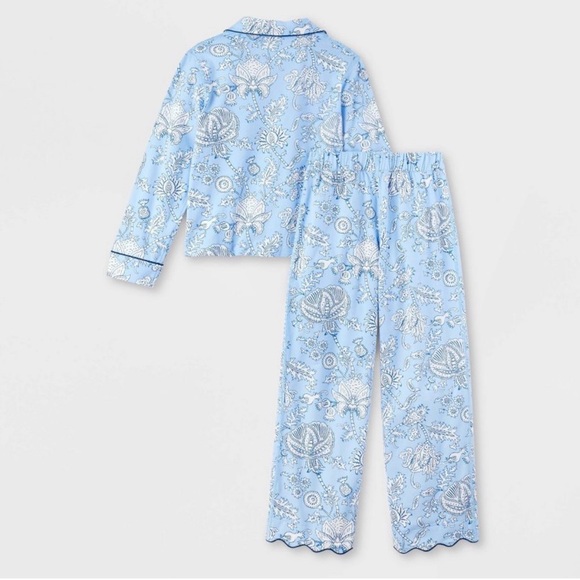 Roller Rabbit x Target Girls Adaptive Floral Vines Pajamas Set - Size XS - Picture 2 of 4